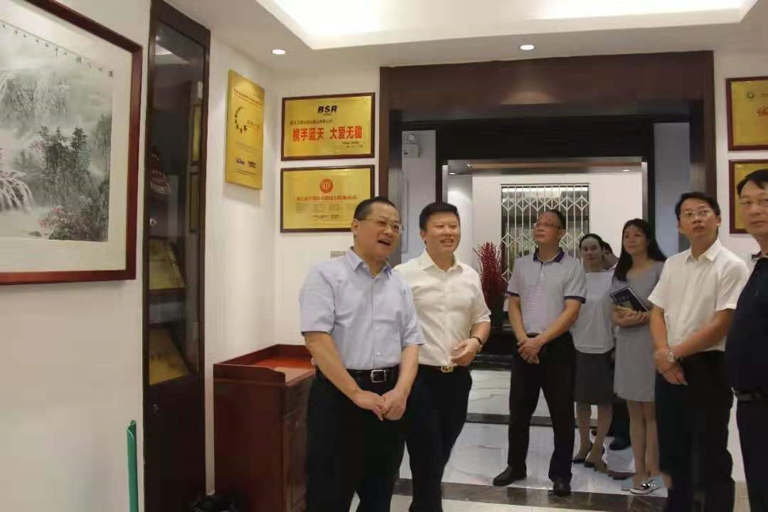 区委书记张敏一行调研指导商会常务副会长单位辰波建设企业发展工作
