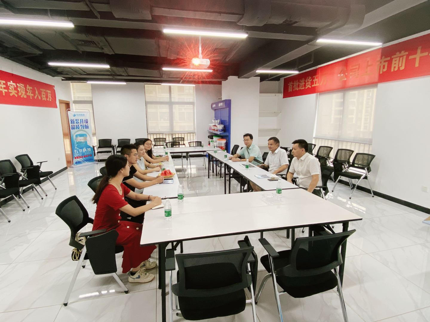 商会组织走访拟增会员单位湖南五华科技股份有限公司